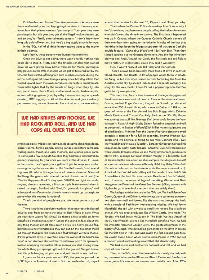 Joe Bob Goes to the Drive-In (Updated Edition) US - Hardback