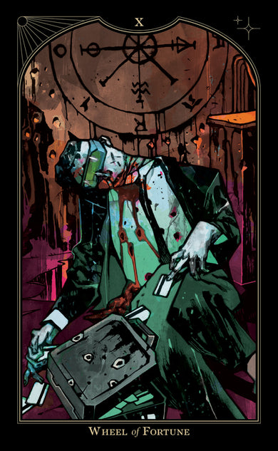Cyberpunk 2077: Tarot Deck & Guidebook interior 3 (ISBN 9781506750071)