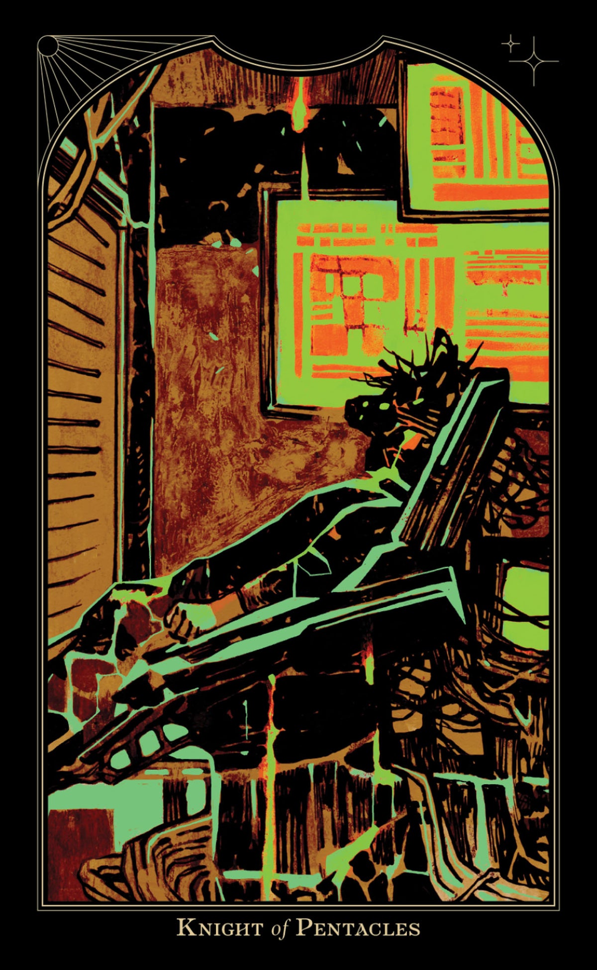 Cyberpunk 2077: Tarot Deck & Guidebook interior 6 (ISBN 9781506750071)