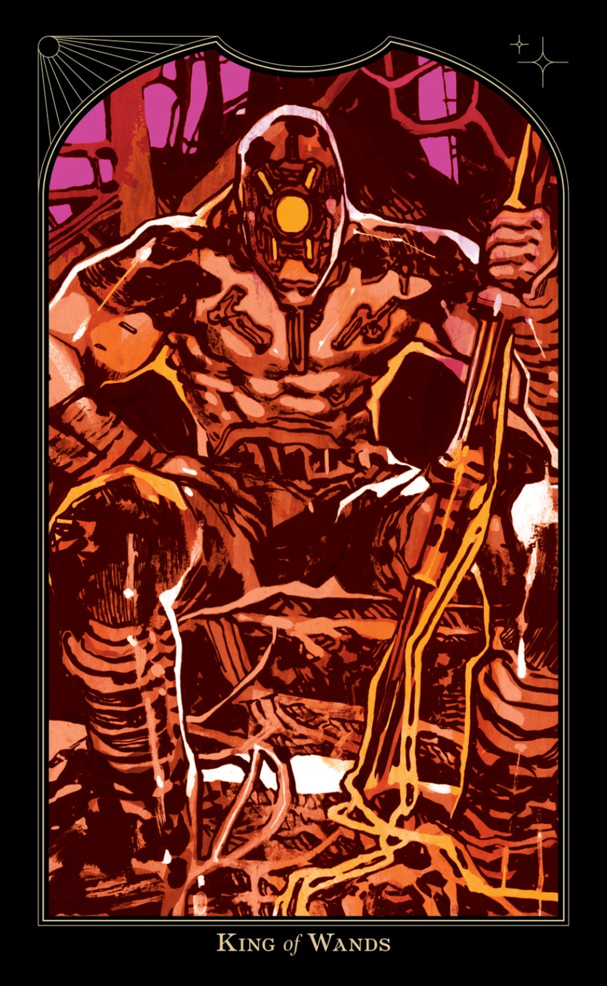 Cyberpunk 2077: Tarot Deck & Guidebook interior 8 (ISBN 9781506750071)