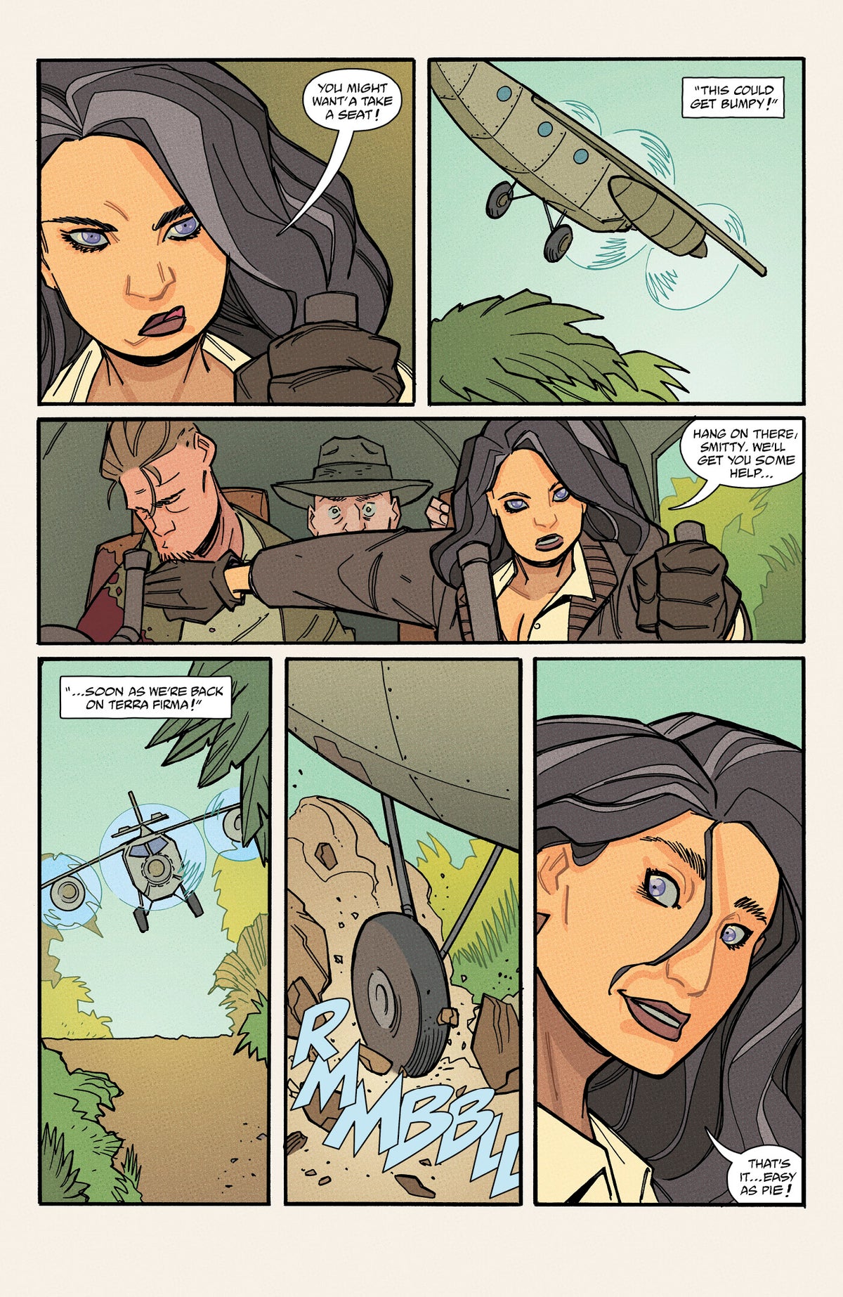 Young Hellboy: Thrilling Sky Adventures interior 10 (ISBN 9781506754826)