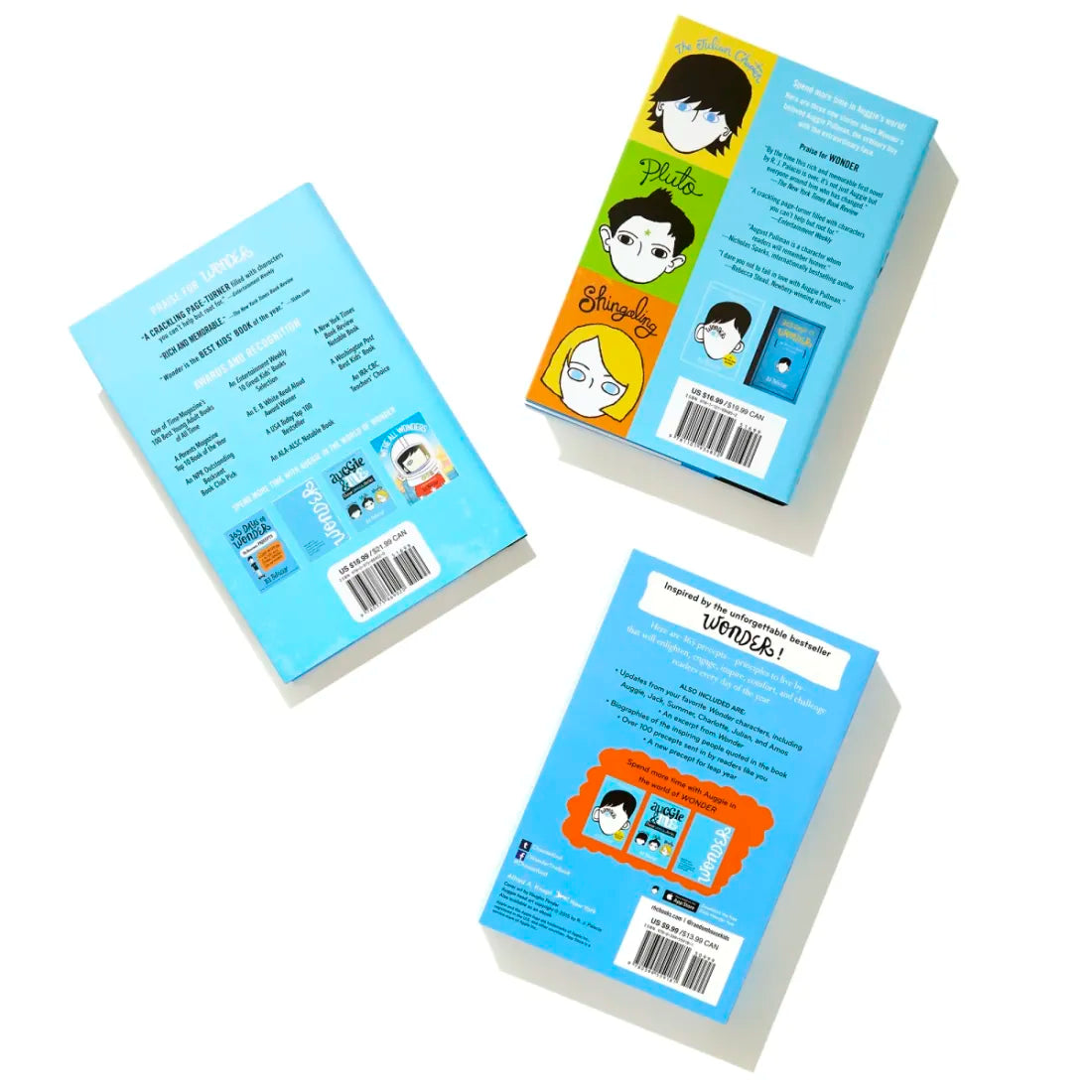 Wonder, Auggie & Me, 365 Days of Wonder boxed set US - Multiple-component retail product, boxed