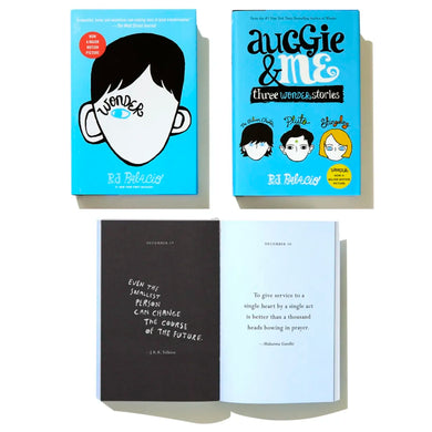 Wonder, Auggie & Me, 365 Days of Wonder boxed set US - Multiple-component retail product, boxed