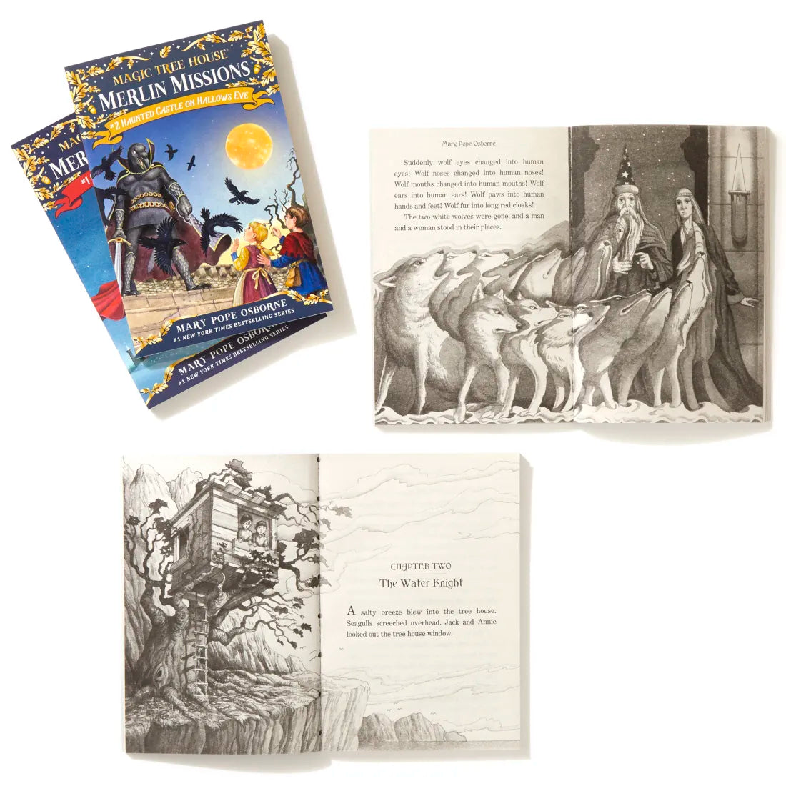 Magic Tree House Merlin Missions Books 1-4 Boxed Set US - Multiple-component retail product, boxed