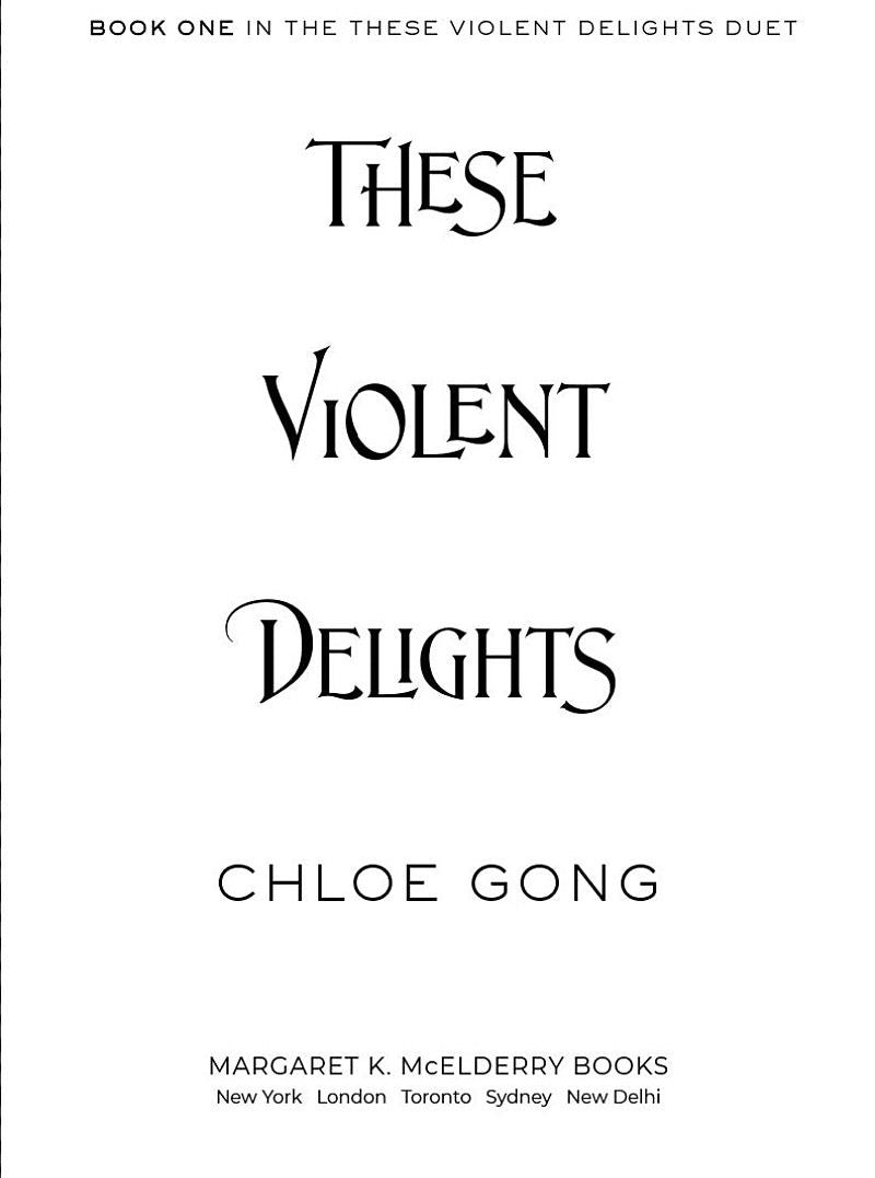 These Violent Delights #01 (Chloe Gong)-Fiction: 劇情故事 General-買書書 BuyBookBook