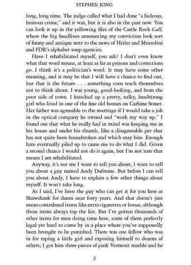 Rita Hayworth and Shawshank Redemption (Stephen King)-Fiction: 劇情故事 General-買書書 BuyBookBook