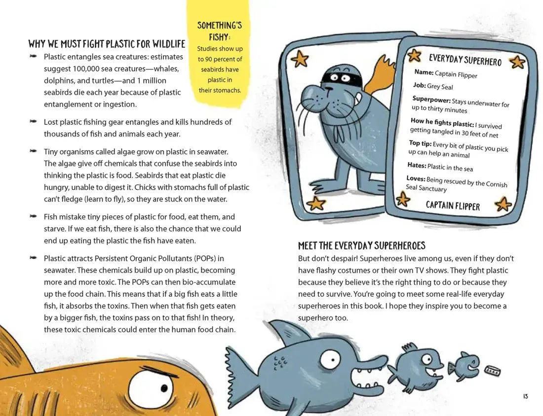 Kids Fight Plastic: How to Be a #2minutesuperhero US - Hardback