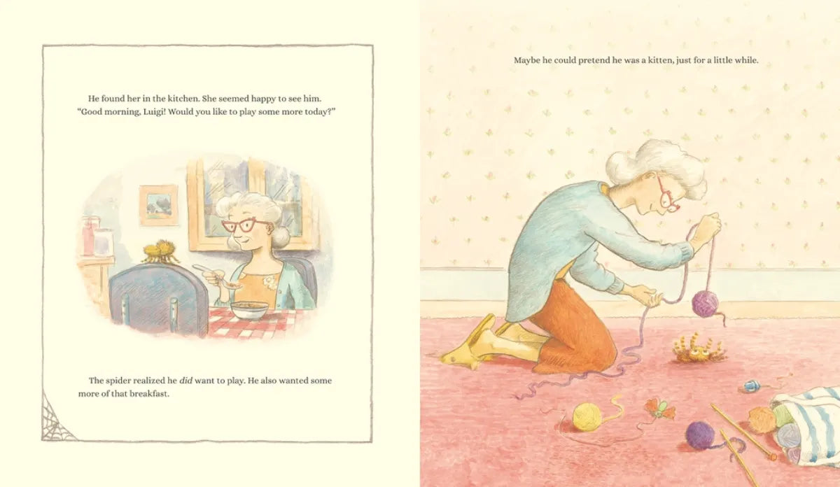 Luigi, the Spider Who Wanted to Be a Kitten US - Hardback