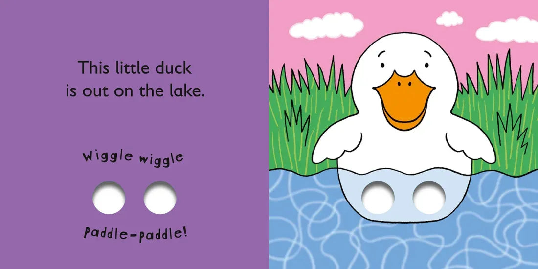 Little Farm Animals: A Finger Wiggle Book US - Board book