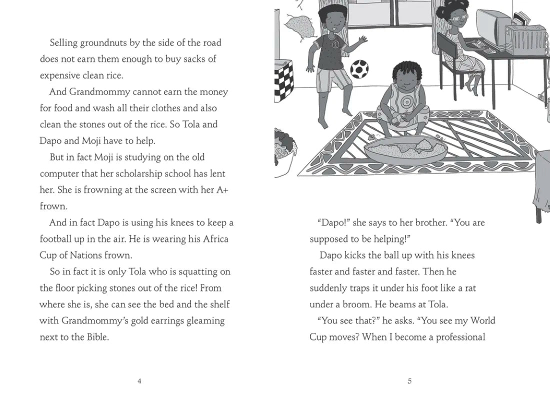 Too Small Tola and the Three Fine Girls US - Hardback
