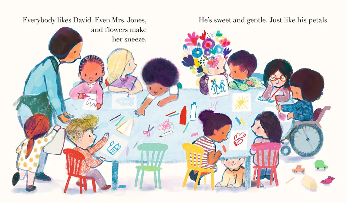 The Boy with Flowers in His Hair US - Hardback