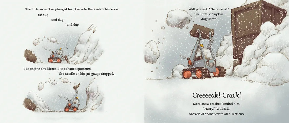 The Little Snowplow US - Paperback / softback