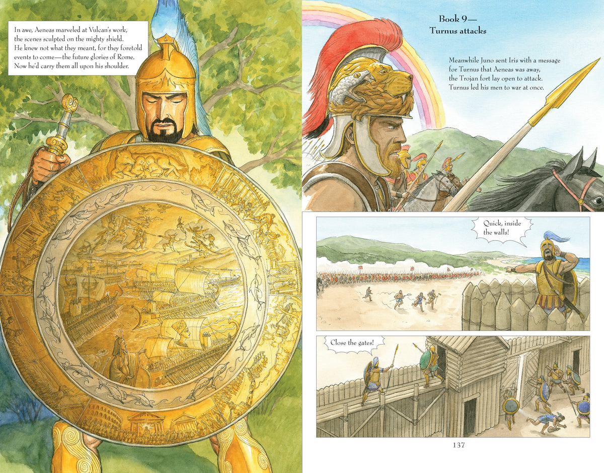 The Aeneid: A Graphic Novel interior 2 (ISBN 9781536233421)