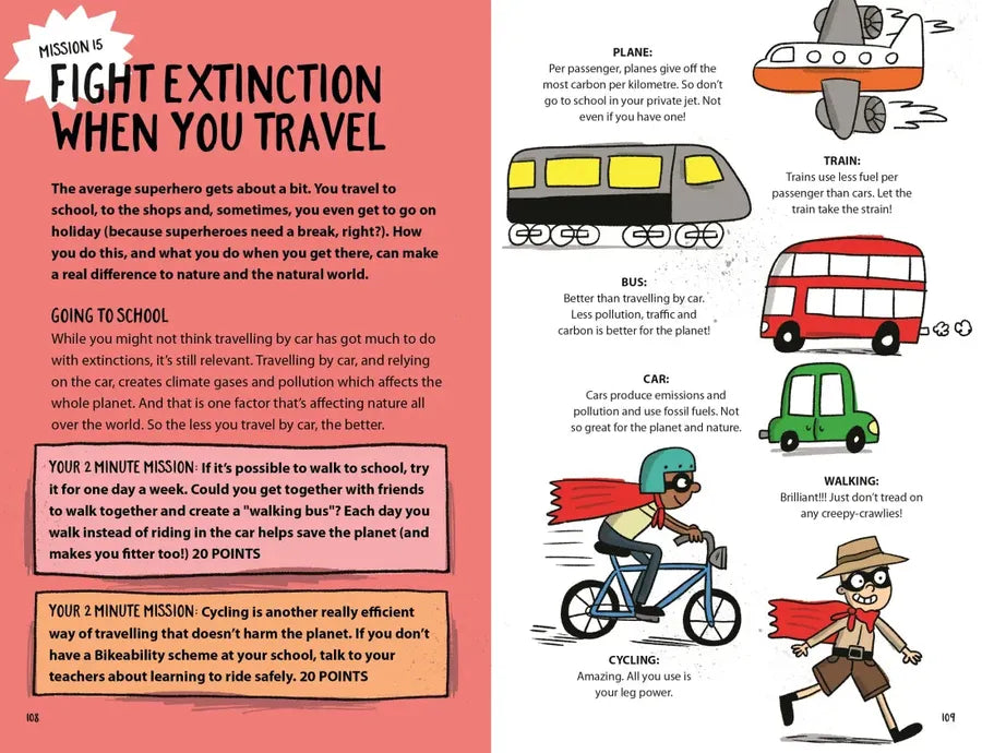 Kids Fight Extinction: Act Now to Be a #2minutesuperhero US - Paperback / softback