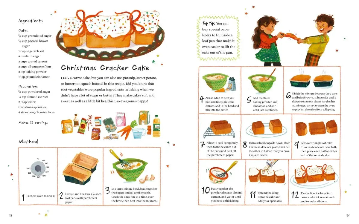 David Atherton’s Christmas Cookbook for Kids US - Hardback