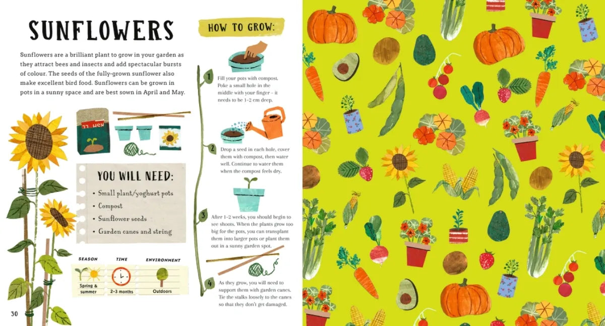 Growing Green: A First Book of Gardening US - Hardback