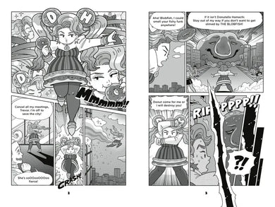 Donutella Hamachi and the Library Avengers US - Hardback