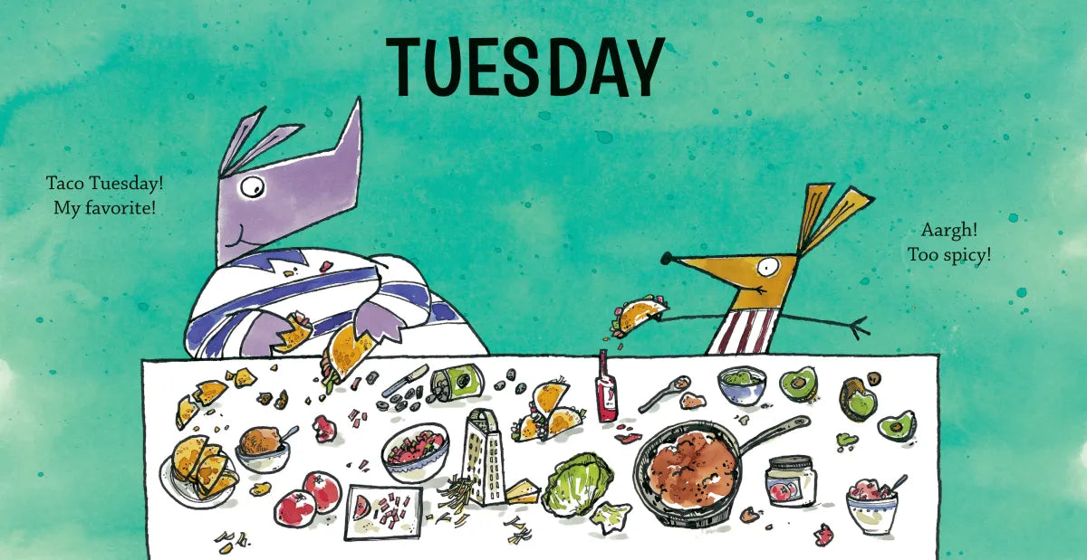Gus and Sully All Week Long US - Board book