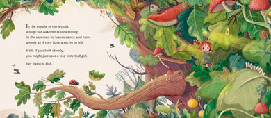 Oak: The Littlest Leaf Girl US - Hardback