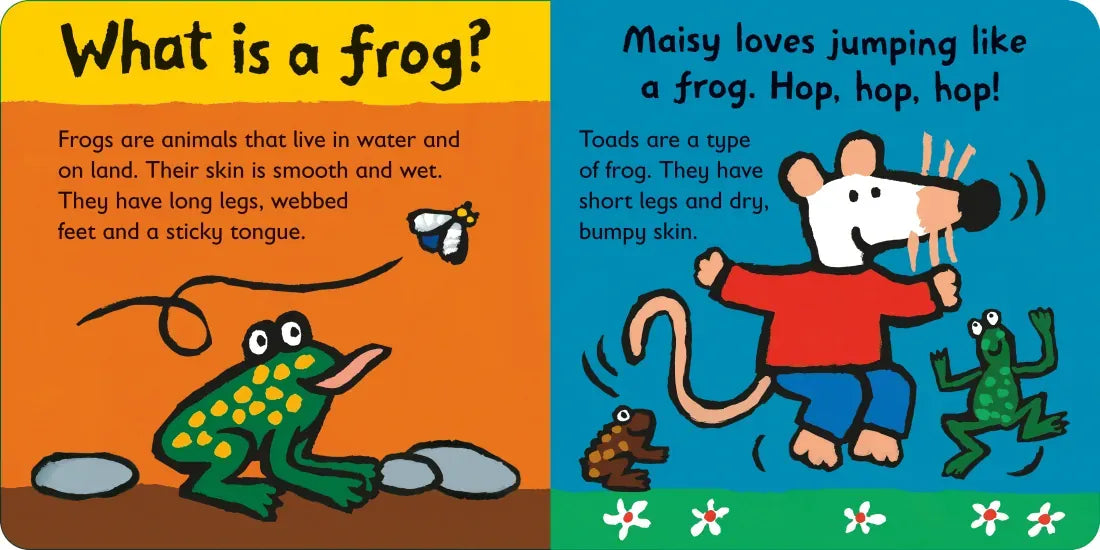 Maisy Loves Frogs: A Maisy's Planet Book US - Board book