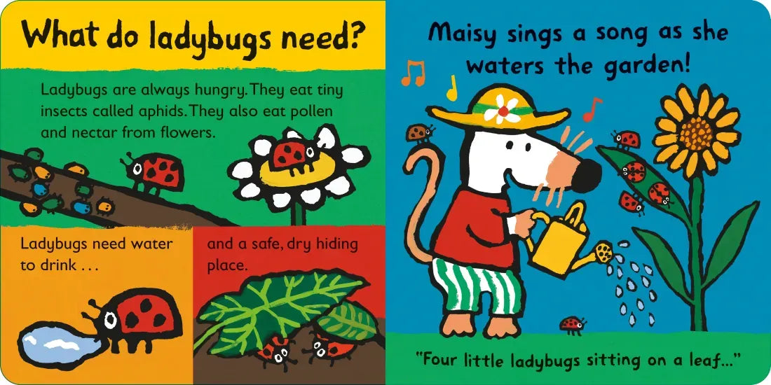 Maisy Loves Ladybugs: A Maisy's Planet Book US - Board book