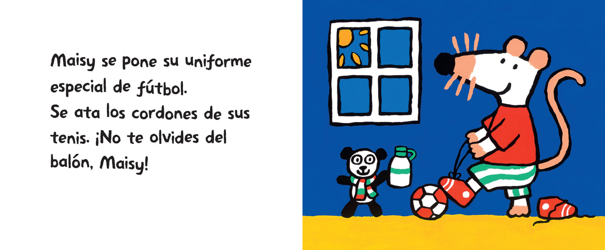 Maisy juega fútbol interior 1 (ISBN 9781536247213)