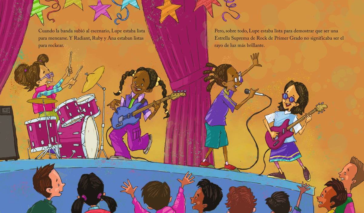 Lupe Lopez ¡Estrellas de rock rivales! interior 3 (ISBN 9781536250657)