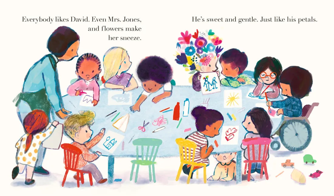 The Boy with Flowers in His Hair US - Hardback