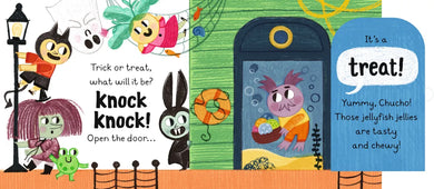 Monsters Play... Trick or Treat! US - Board book