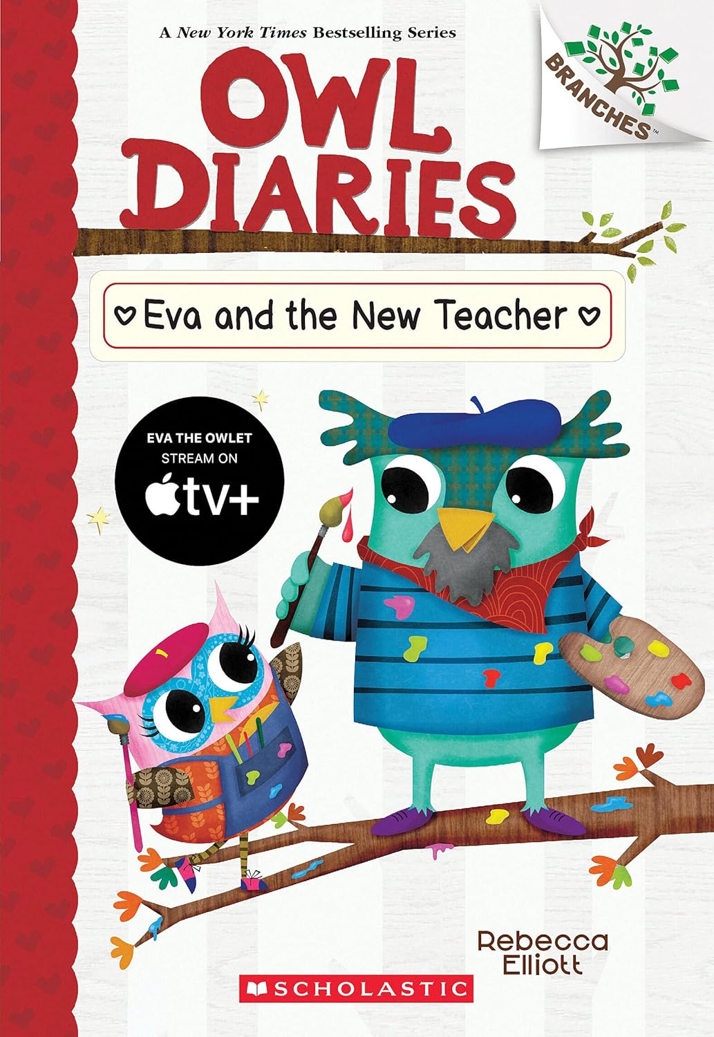 Owl Diaries #21 Eva and the New Teacher (Branches)(Rebecca Elliott)-Children’s / Teenage fiction: General and modern fiction-買書書 BuyBookBook