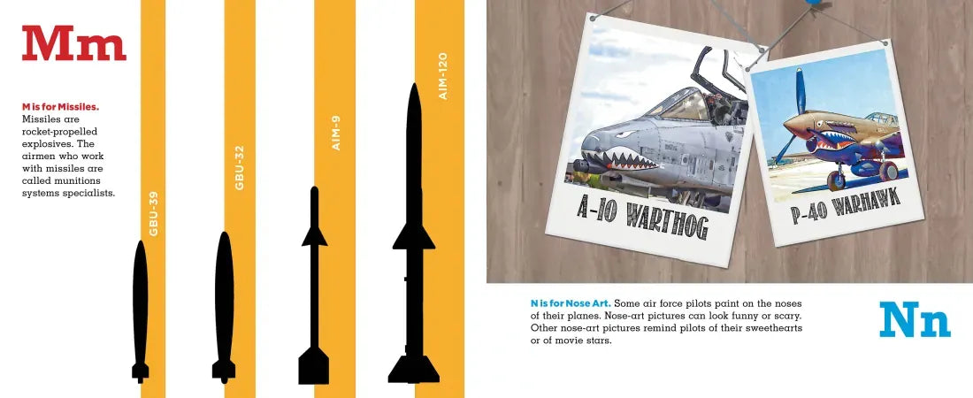 US Air Force Alphabet Book US - Hardback