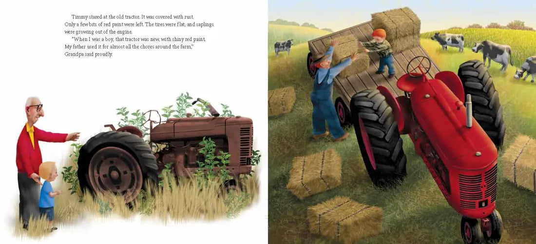 Grandpa's Tractor US - Hardback
