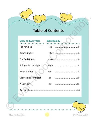 Word Families (Learning Line)-Children’s Educational: Language/ literature/ literacy-買書書 BuyBookBook
