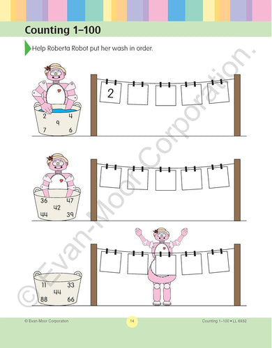 Counting 1-100: Grades 1-2 (Learning Line)-Children’s Educational: Mathematics/ science/ technology-買書書 BuyBookBook