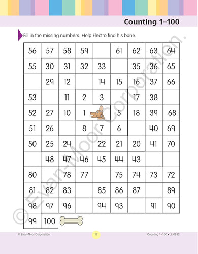 Counting 1-100: Grades 1-2 (Learning Line)-Children’s Educational: Mathematics/ science/ technology-買書書 BuyBookBook