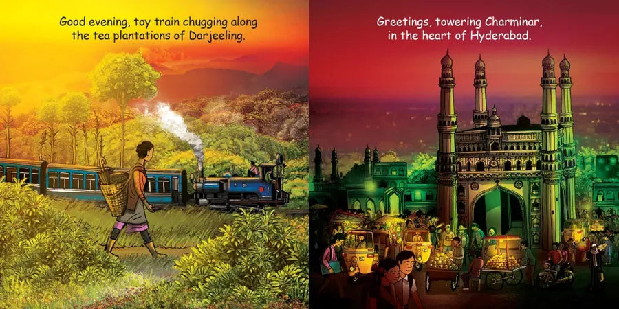 Good Night India US - Board book
