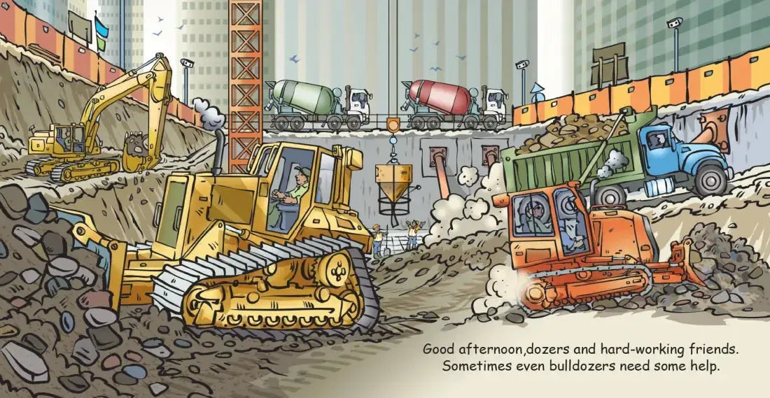 Good Night Dozers US - Board book