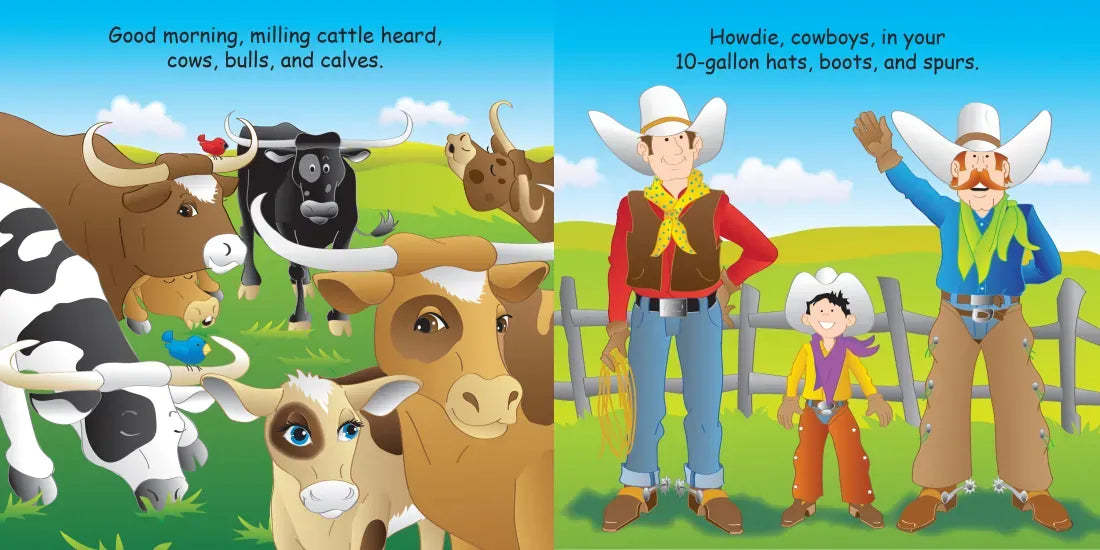 Good Night Cowboys US - Board book