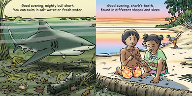 Good Night Sharks US - Board book
