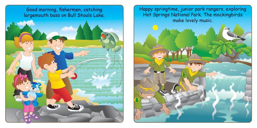 Good Night Arkansas US - Board book