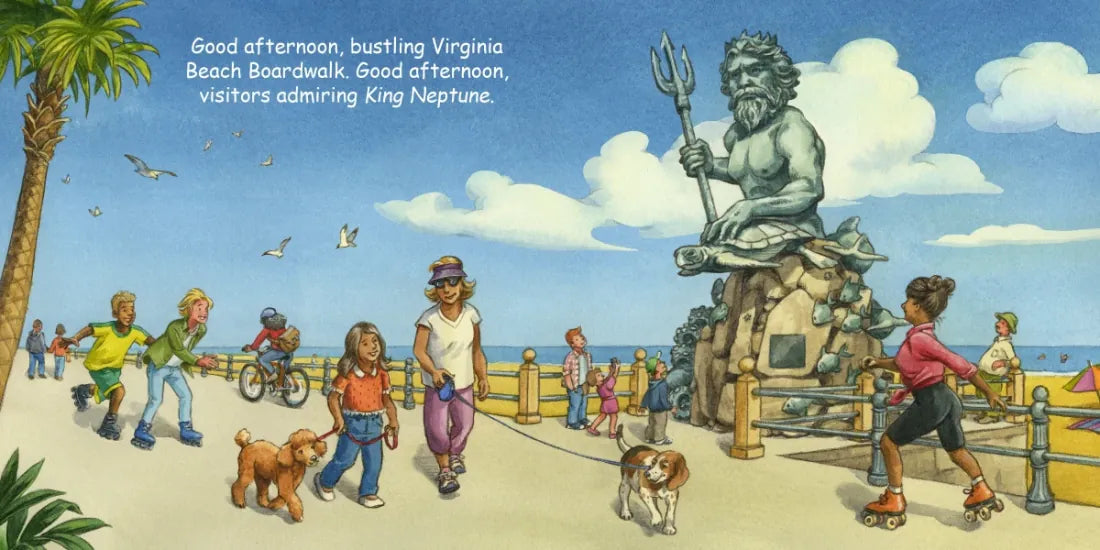 Good Night Virginia Beach US - Board book