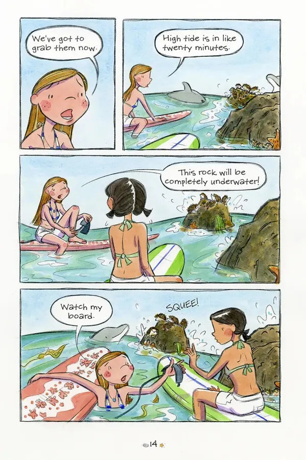 Surfside Girls: The Clue in the Reef US - Paperback / softback