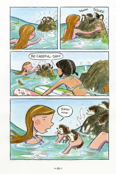 Surfside Girls: The Clue in the Reef US - Paperback / softback