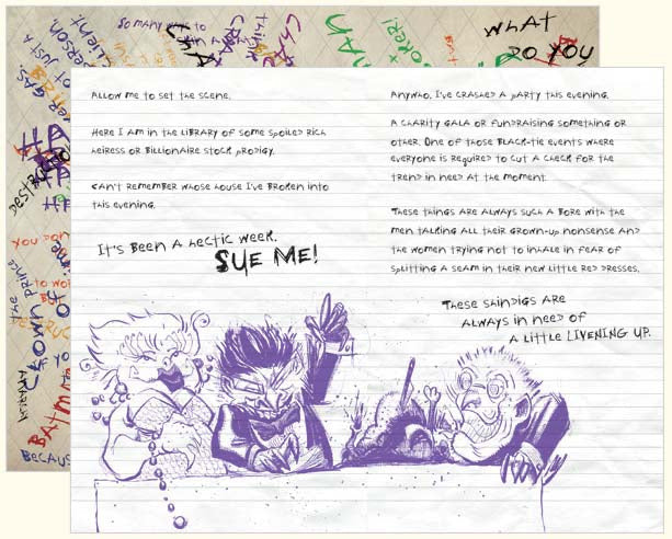 Joker Hardcover Ruled Journal inside page 1