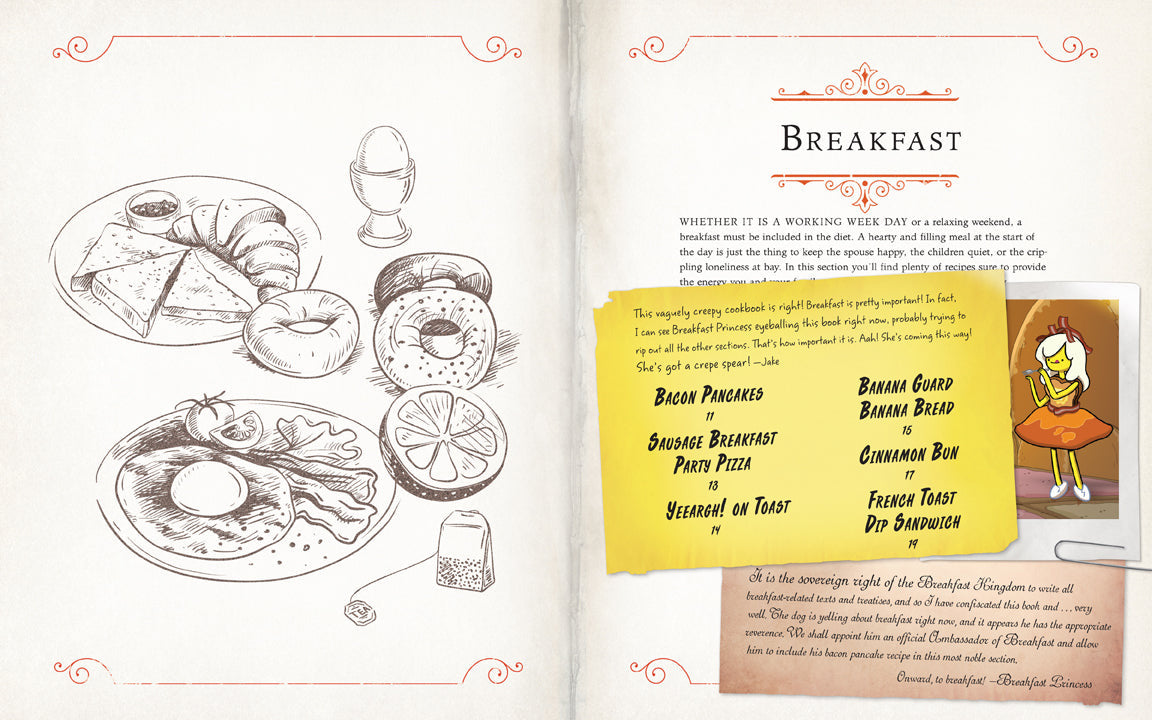 Adventure Time: The Official Cookbook inside page 1