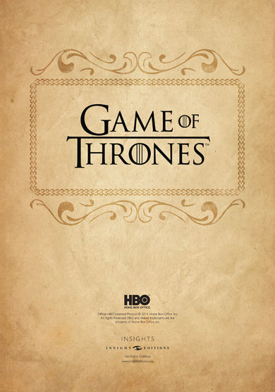 Game of Thrones: Deluxe Hardcover Sketchbook inside page 1