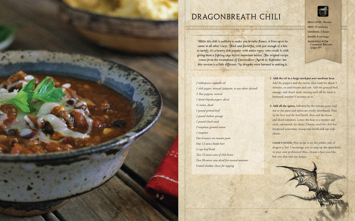 World of Warcraft: The Official Cookbook inside page 3