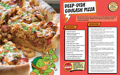 Teenage Mutant Ninja Turtles Pizza Cookbook inside page 3