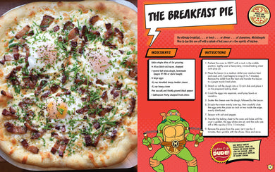 Teenage Mutant Ninja Turtles Pizza Cookbook inside page 4