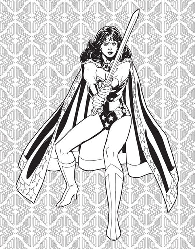 DC Comics: Wonder Woman Coloring Book inside page 3